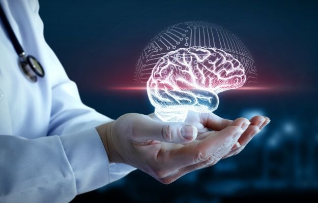 Doctor hand shows the scanning of the brain on a blue background | Brain Health | Lose Weight Naturally With This Peptide (GLP-1 Benefits)